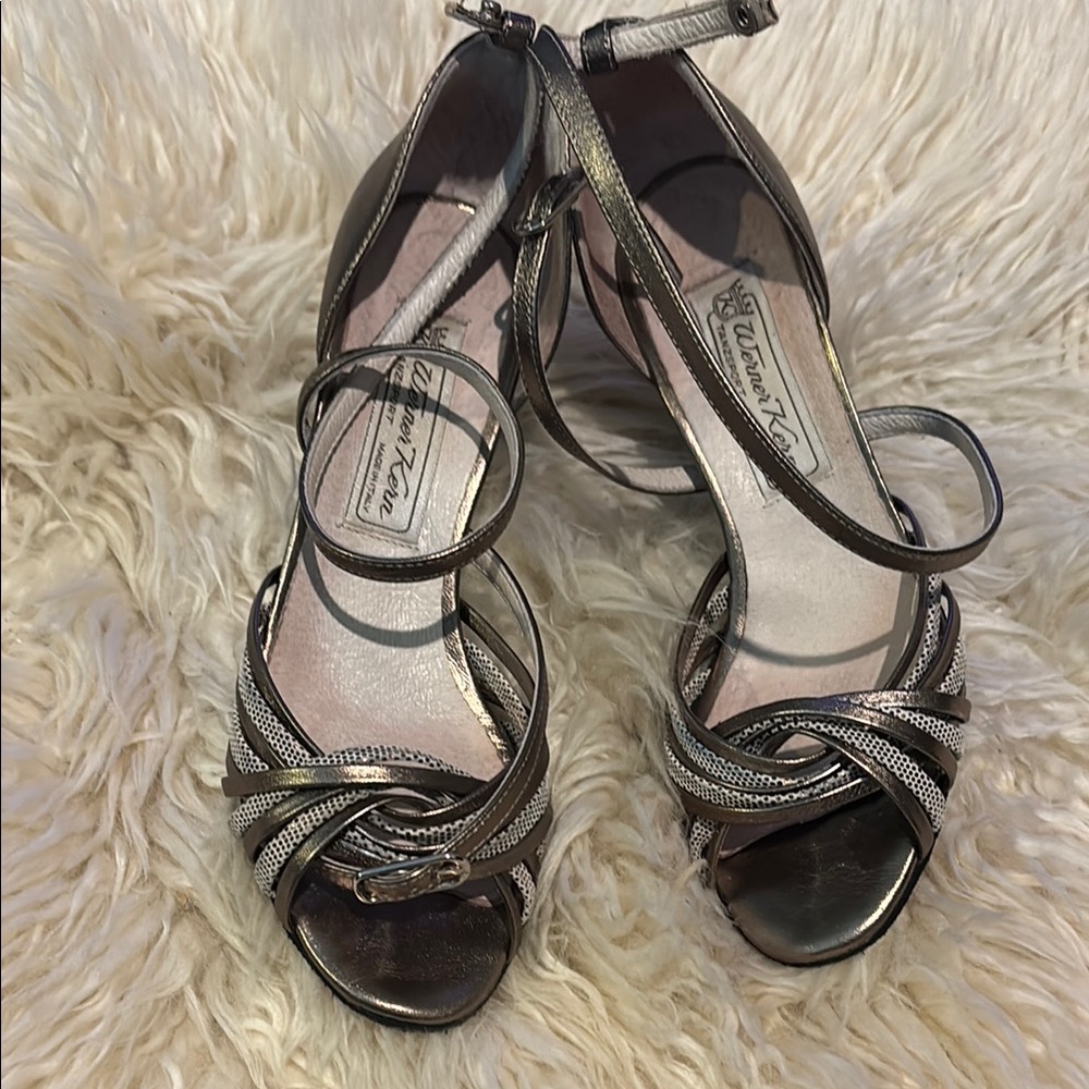 Werner Kern Mary Dance Shoes Strappy Heels with Ankle Strap